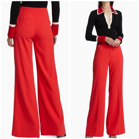 Alice + Olivia Pants - ALICE + OLIVIA Dylan Wide-Leg Pants